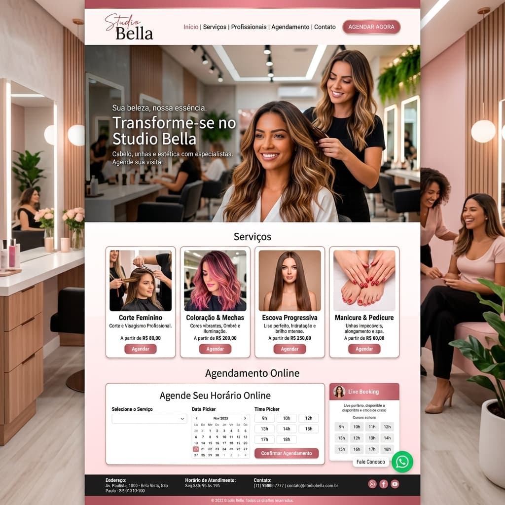 Preview Salão de Beleza & Estética